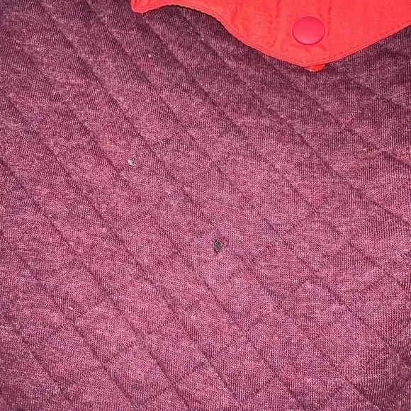 Patagonia Quilted Snap T Button Size Womens Large Red - Picture 3 of 4